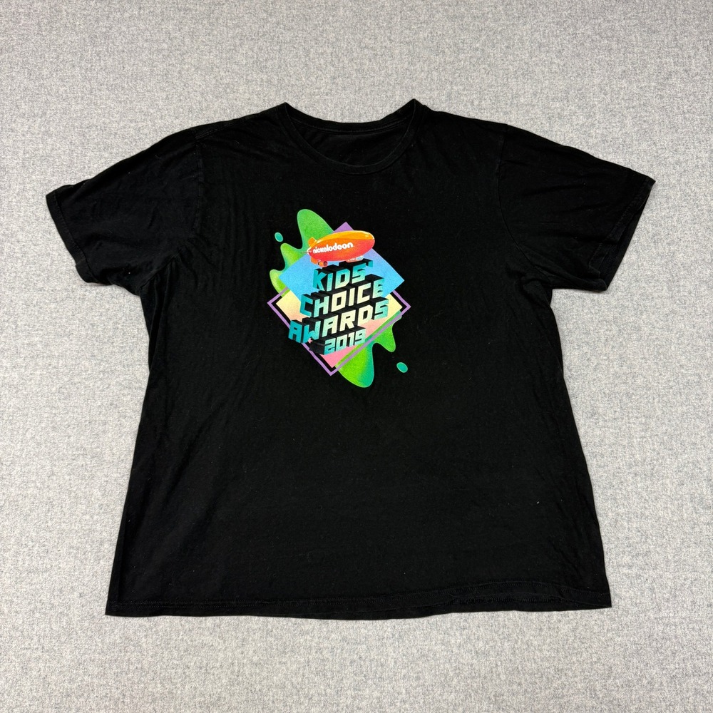 Nickelodeon Kids Choice Awards 2019 T-Shirt XL Black Graphic Souvenir Tee